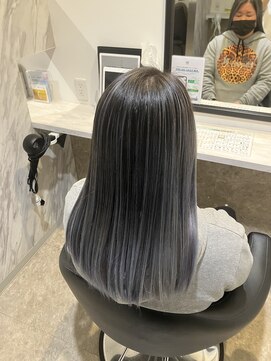 ヘアーデザイン シーベル(HAIR DESIGN SEA BELLE) 【IG seabelle_yas】#バレイヤージュ #白髪ぼかし #ハイライト