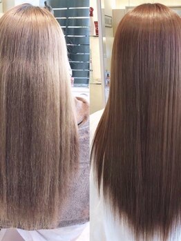 エム インターナショナル 春日部本店(EMU international)の写真/《業界最高峰髪質改善》ブリーチ/ダブルカラー/ハイライト/レイヤーカット/前髪カット/顔周り