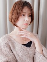 カバーヘア ブリス 戸田公園西口店(COVER HAIR bliss)&nbsp;ミルクティーブロンドブリーチなしひし形レイヤーボブ30代40代Z