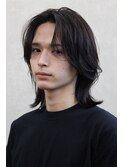 men's/メンズミディアム/リバースセンターパート/新宿