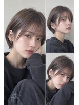 オーブ ヘアー アズール 吉祥寺店(AUBE HAIR azul)&nbsp;丸みショート×艶カラー