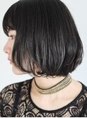 ローレイヤーボブにインナーカラー（二条　femme ）
