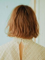 ヘアークラブ(HAIR CLUB) オレンジベージュボブ