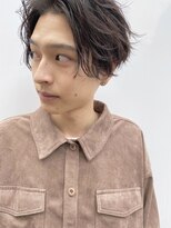 【PARK】メンズセンターパート×前下がりショートマッシュ