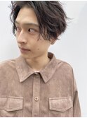 【PARK】メンズセンターパート×前下がりショートマッシュ