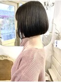大人気ヘアスタイル！黒髪でも可愛いワンカールボブ梅ヶ丘美容室