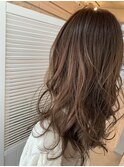 tuuli☆20代30代40代ベビーバングショコラベージュワンカール