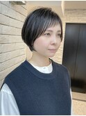 ショートボブ/大人巻き/ぷつっとボブ/ナチュラルモード/高松