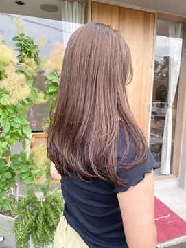 ゴカン(Gokan) 大人ガーリーオリーブグレージュモードヘア/tsukasa