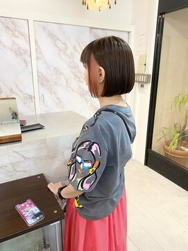 ソラ(SoRa) インナーカラーが可愛いボブ