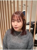 少し甘めなピンクブラウン【NICA 溝の口店】