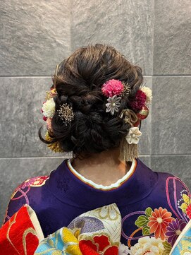 ガニー 流山おおたかの森(GANNI) 成人式のヘアセット【HIROMI】