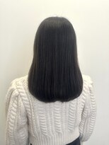 ゼンドットカラスマ(Zen.karasuma)&nbsp;ブルーグレージュ×セミロング20代30代40代