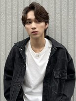 ゼストプール(ZEST POOL)&nbsp;カルマパーマ　センターパート　ニュアンスパーマ　韓国ヘア