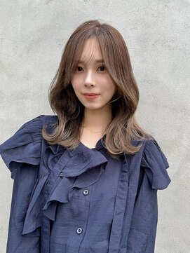 ロンドネートゥル 新潟(Lond naitre) シアーベージュのくびれ韓国ヘアー（新潟/万代）