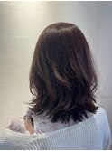 細めレイヤーふんわりスタイル