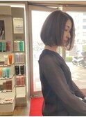 佐世保/大人ショート/レイヤーカット/白髪ぼかし