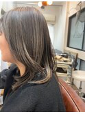 グレージュハイライト