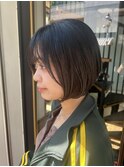 【宇根底知穂】ショートボブ