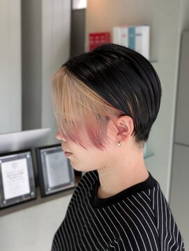 エイト 沖縄豊崎店(EIGHT toyosaki) 【EIGHT 豊崎】お客様スタイル…エンドカラー×バーガンディ…