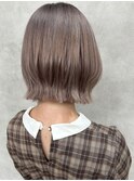 イメチェンヘアスタイルホワイトブロンド外ハネボブ美髪のススメ