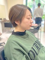 ジアン バイ ミルボン 西宮ガーデンズプラス(GIEN by milbon) ショートカット/丸みショート/大人可愛い//ビフォーアフター