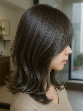 美容室ステラ　坂戸駅前店 ツヤ感レイヤーミディ［坂戸］