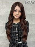 レミー100%高級人毛/53cm☆シールエクステ60枚+カット+カラー