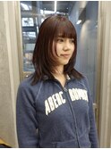レディース アプリコットオレンジ/ウェーブショート［新潟］