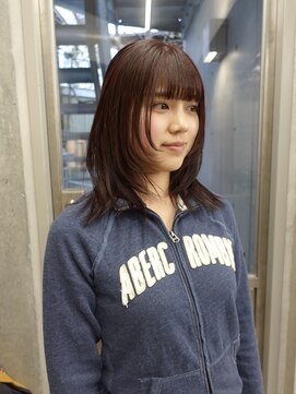 ネアー 新潟(NEER) レディース アプリコットオレンジ/ウェーブショート［新潟］