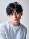 波巻きスパイラルパーママッシュショート無造作パーマ刈り上げ