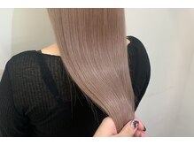 髪質改善×ブリーチ　ダメージレスに透明感カラー◎