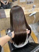 ヌープヘアーアイス(NUUP.hair ici)&nbsp;【艶髪】深みブラウンの艶ロング◎