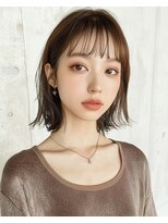 hum 立川【ハム】髪質改善・酸性ストレート・縮毛矯正 ココアベージュ/オリーブグレー/小顔/黒髪[立川/髪質改善]