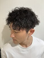 アンド グラフ(& Graph.)&nbsp;ショートレイヤーツイストツーブロックパーマメンズ