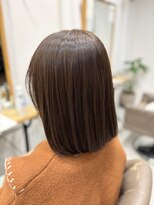 キンヘアストア(KIN hair store) 艶まとまりチョコブラウンボブ