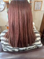 ユニセックスサロンボーロアール(Unisex Salon BEAU ROIRL)&nbsp;ヘアカラー/ピンク系