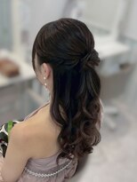 ヘアセットサロン ミント(Hair set salon MINT)&nbsp;ハーフアップ☆