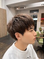 メンズ レオ 天六店(men's LEO)&nbsp;透明感ブラウン×無造作マッシュ