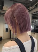 ラベンダーピンクカラー/ボブ指名No.１