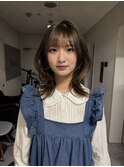 韓国風くびれレイヤーカット髪質改善カラー