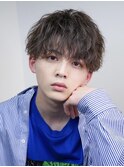 men's hair/波巻きツイストスパイラル/ニュアンスパーマ