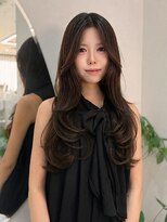 エラン トウキョウ 学芸大学店(elan tokyo)&nbsp;透明感ナチュラルブラウン/ロング/ゆるふわレイヤーカット