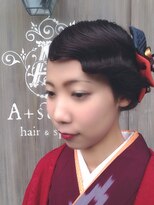 アプラススタイル(A+ STYLE)&nbsp;卒業式アレンジ　ハイカラさんが通る　『耳隠し』
