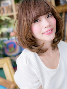 カバーヘア イヴ 戸頭店(COVER HAIR EVE) ■EVE戸頭8-17★■ダイアモンドフォルムで小顔見せ♪大人ボブ!