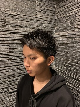 ヒロギンザ 五反田店(HIRO GINZA) 無造作ツーブロアップバング