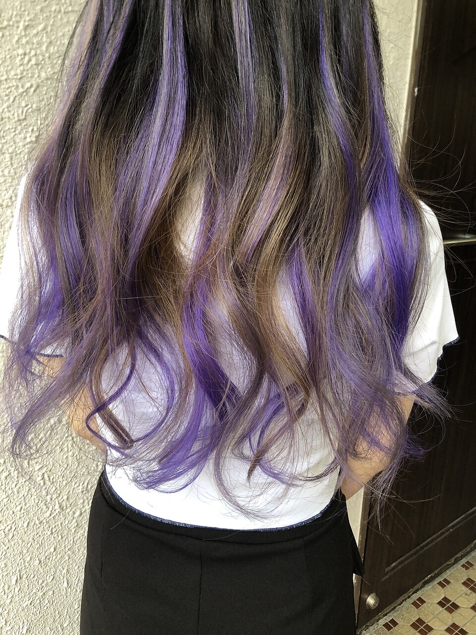 【極美品】YGS ART EA3 メタリックパープル絞り柄×TGレザーパープル 香坂きのさん＆ガイアノーツコラボ塗料 ドむらさき メタリックパープル