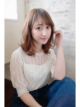 ソワリー 栄(THOiRY) 【ソワリー坂元】ミルクティー♪セミロングスタイル