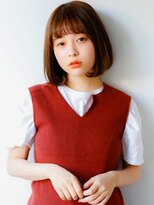 ネイヴィル オモテサンドウ(navile omotesando)&nbsp;☆デザインカラースリークボブ☆navile表参道