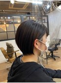 耳にかけても可愛いショートボブ☆